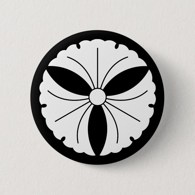 Badge Rond 5 Cm Three ginkgo (Devant)