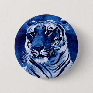 Badge Rond 5 Cm Tigre