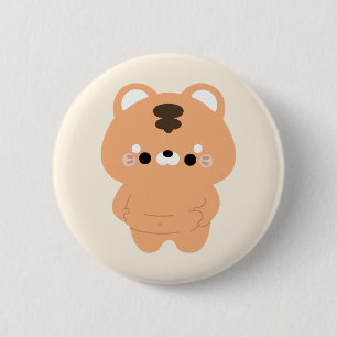 Badge Rond 5 Cm Tigre de Chonky