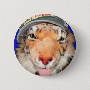 Badge Rond 5 Cm Tigre de pays, bouton