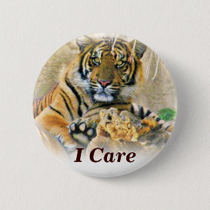 Badge Rond 5 Cm Tigre, Recherche_