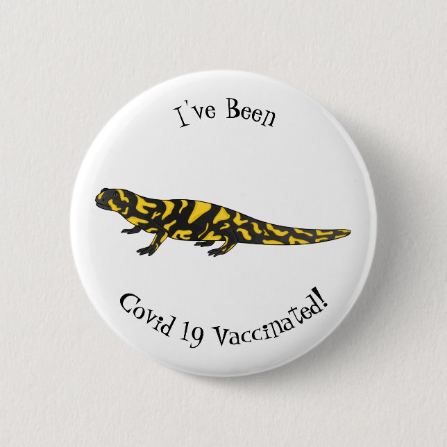 Badge Rond 5 Cm Tigre salamandre (Devant)