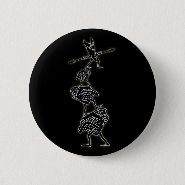 Badge Rond 5 Cm Tiki Adventure (Devant)