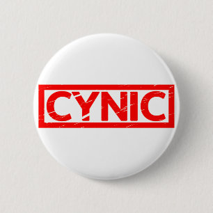 Badge Rond 5 Cm Timbre cynique