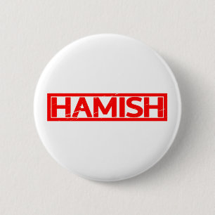 Badge Rond 5 Cm Timbre de Hamish