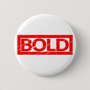 Badge Rond 5 Cm Timbre en gras