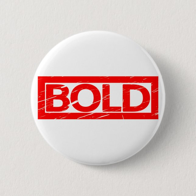 Badge Rond 5 Cm Timbre en gras (Devant)