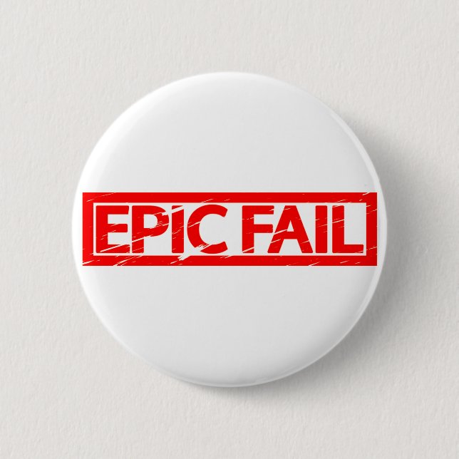 Badge Rond 5 Cm Timbre épique (Devant)