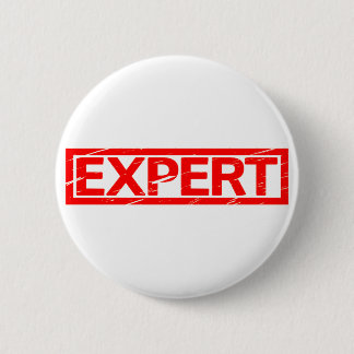 Badge Rond 5 Cm Timbre expert
