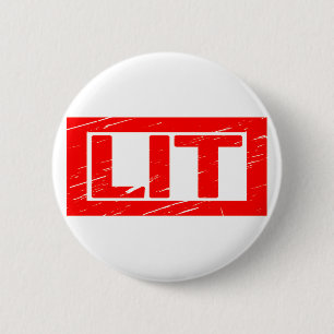 Badge Rond 5 Cm Timbre Lit