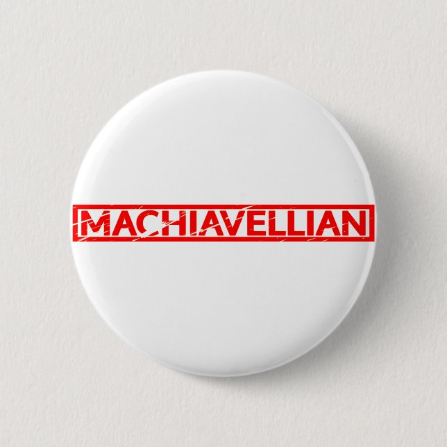 Badge Rond 5 Cm Timbre machiavélique (Devant)