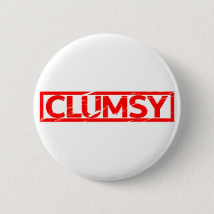 Badge Rond 5 Cm Timbre maladroit