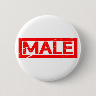 Badge Rond 5 Cm Timbre mâle