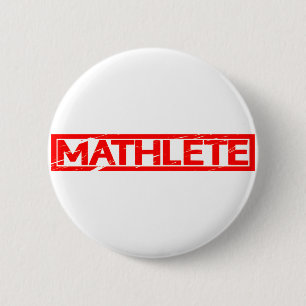 Badge Rond 5 Cm Timbre Mathlete