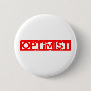 Badge Rond 5 Cm Timbre optimiste