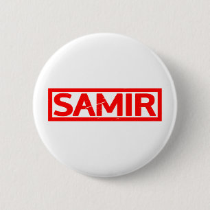 Badge Rond 5 Cm Timbre Samir