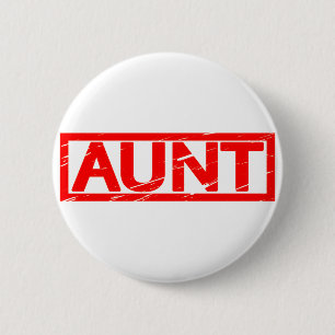 Badge Rond 5 Cm Timbre Tante