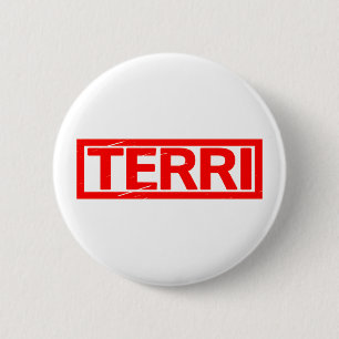 Badge Rond 5 Cm Timbre Terri