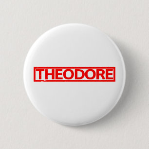 Badge Rond 5 Cm Timbre Theodore