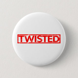 Badge Rond 5 Cm Timbre tordu