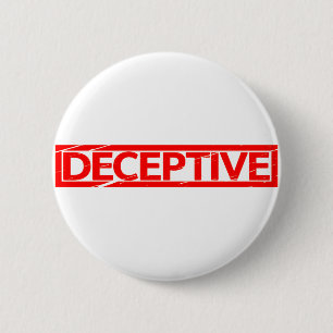 Badge Rond 5 Cm Timbre trompeur