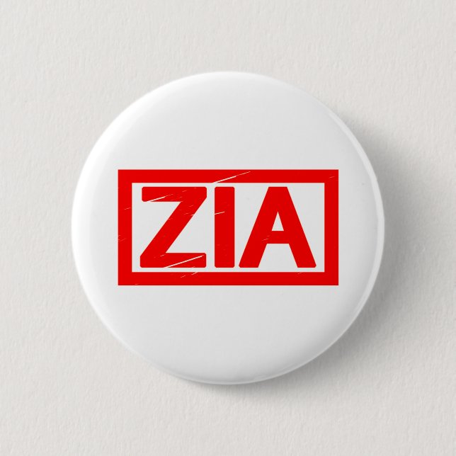 Badge Rond 5 Cm Timbre Zia (Devant)