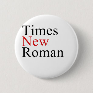 Badge Rond 5 Cm Times New Roman