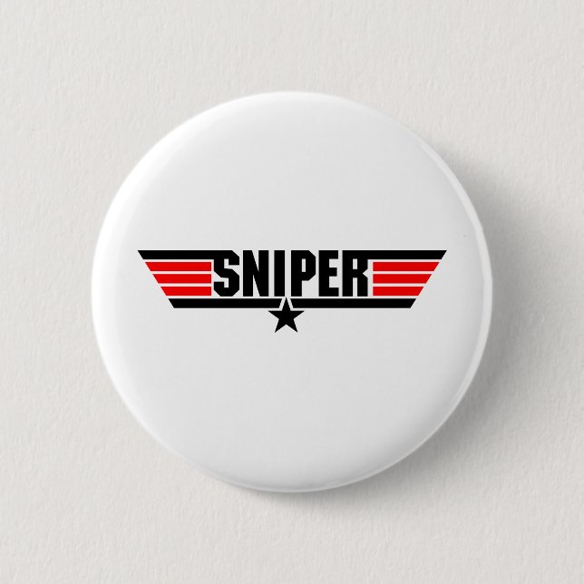 Badge Rond 5 Cm Tireur isolé (Devant)