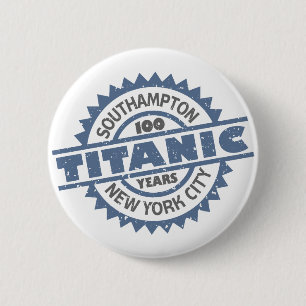 Badge Rond 5 Cm Titanic descendant l'anniversaire de 100 ans