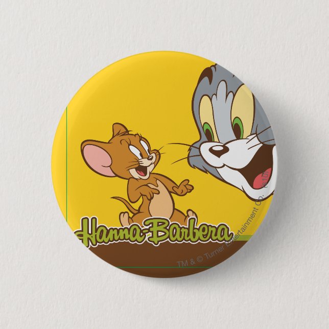 Badge Rond 5 Cm Tom Et Jerry (Devant)