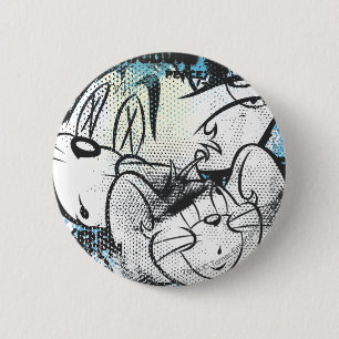 Badge Rond 5 Cm Tom et Jerry Grimey
