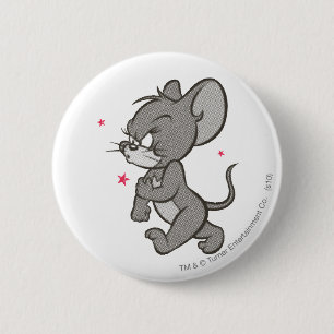 Badge Rond 5 Cm Tom et Jerry Tough Mouse 1