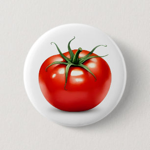 Badge Rond 5 Cm Tomate