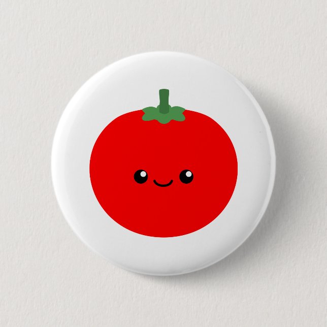 Badge Rond 5 Cm Tomate mûre (Devant)