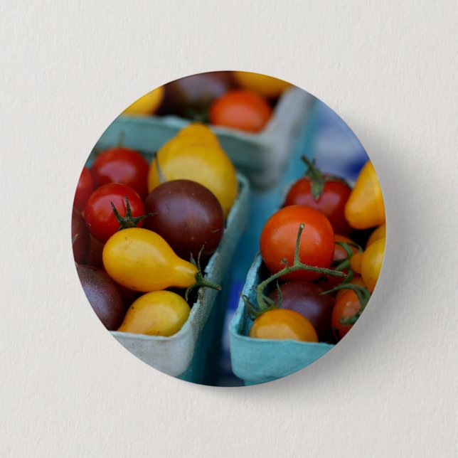 Badge Rond 5 Cm Tomates d'héritage (Devant)