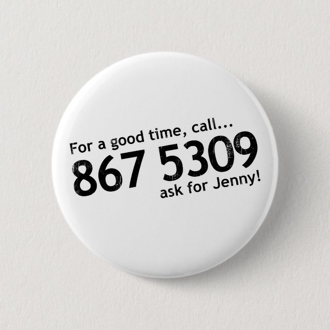 Badge Rond 5 Cm Tommy 867 5309 Tutone (Devant)