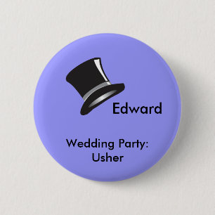 Badge Rond 5 Cm Top Hat