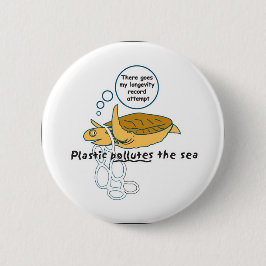 Badge Rond 5 Cm Tortue