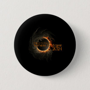 Badge Rond 5 Cm Total Solaire Eclipse Chemise Avril 8 Embrasser L'