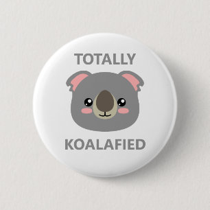 Badge Rond 5 Cm Totalement Koalafié