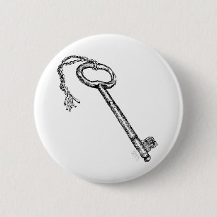 Badge Rond 5 Cm Touche antique