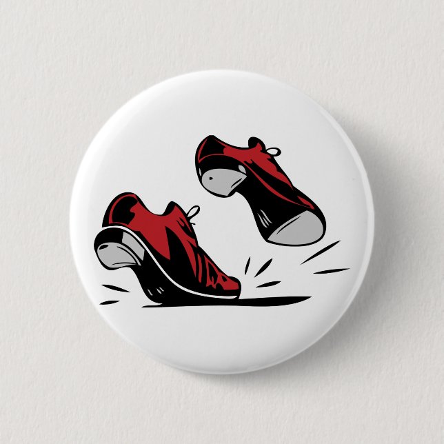Badge Rond 5 Cm Toucher Chaussures dansantes (Devant)