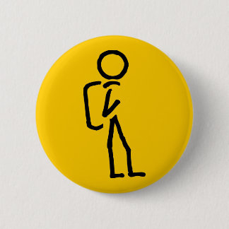 Badge Rond 5 Cm Toucher seule la route