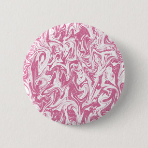 Badge Rond 5 Cm Tourbillon rose et blanc
