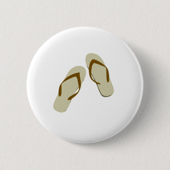 Badge Rond 5 Cm Tourner/Tongs (Devant)
