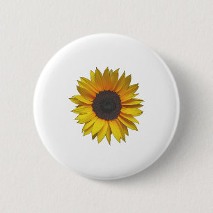 Badge Rond 5 Cm Tournesol