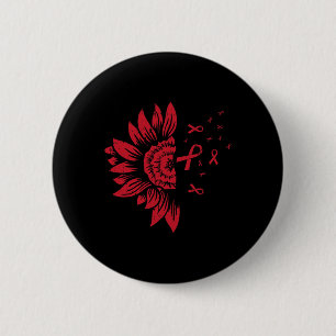 Badge Rond 5 Cm Tournesol VIH Aids Cerveau Aneurysme Cool Awar