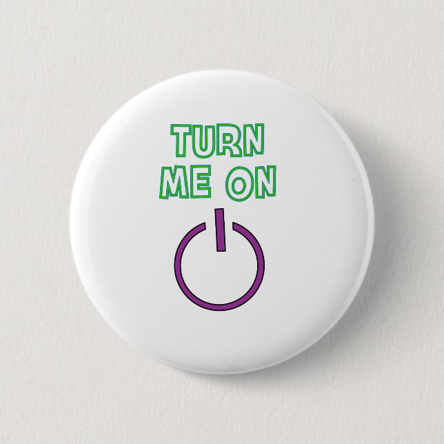 Badge Rond 5 Cm Tournez-moi sur drôle (Devant)