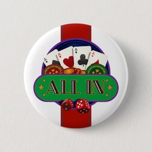 Badge Rond 5 Cm Tout dans Casino Poker