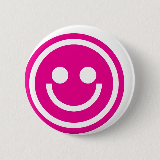 Badge Rond 5 Cm Tout le monde aime des sourires (Devant)